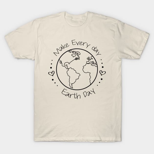 Earth day 2022 - Make every Day Earth Day - Go Planet It's Your Earth Day - Earth Day Is My Birthday - Earth Day Boho Rainbow Design T-Shirt by Mosklis